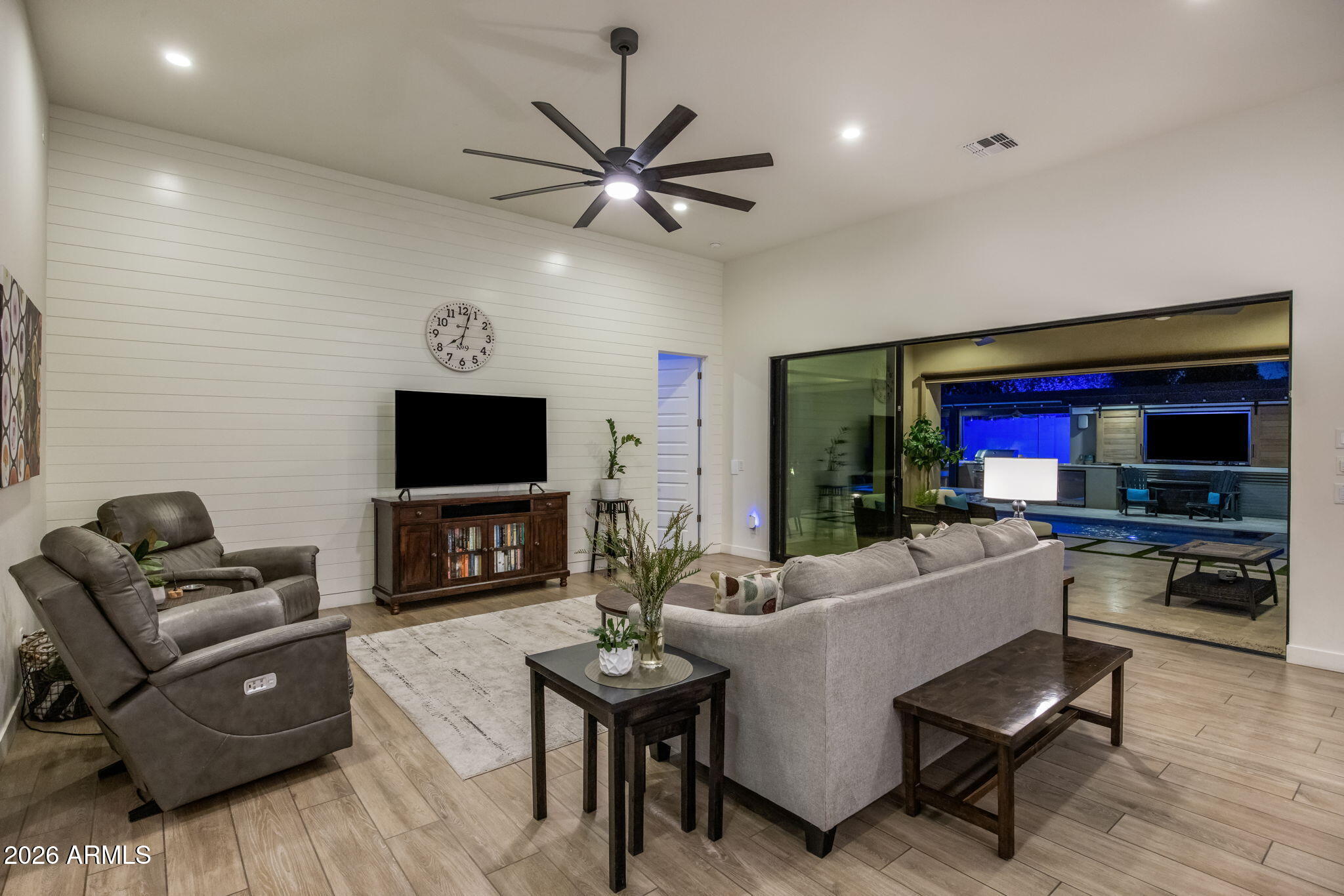 1732 East Gillcrest Road Gilbert, AZ 85298 - Photo 53 of 63 Wall of Glass to the Backyard