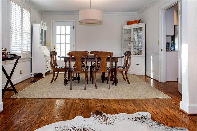 106 Alton Road Nashville, TN 37205 - Photo 4 of 15 Spacious open dining room allows for optimal entertaining flow