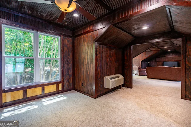 a view of a lake from a balcony