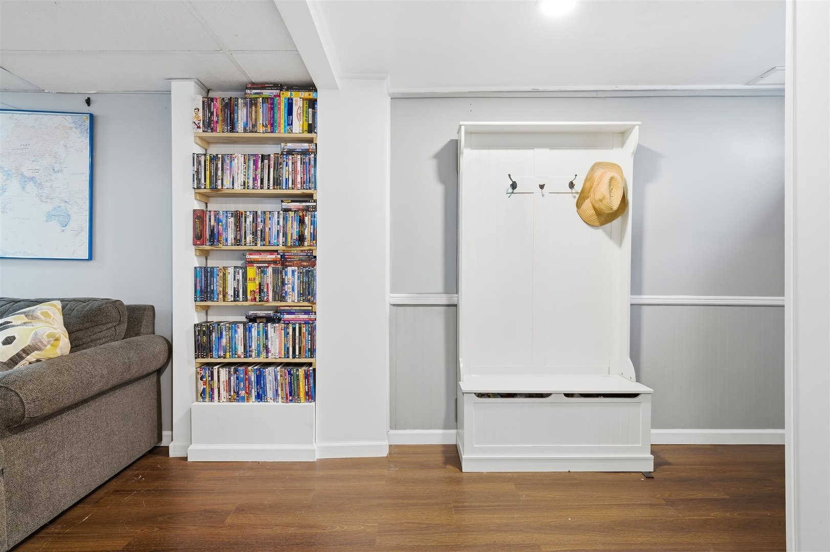 600 Normal Avenue Normal, IL 61761 - Photo 18 of 29 a living room with furniture and a book shelf