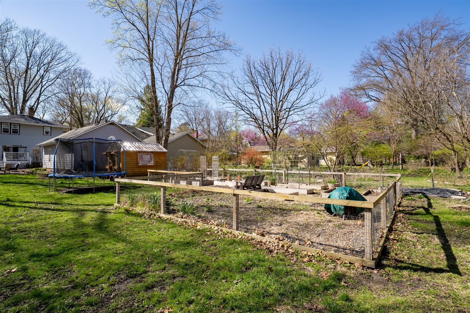 600 Normal Avenue Normal, IL 61761 - Photo 27 of 29 a swimming pool with outdoor seating and yard