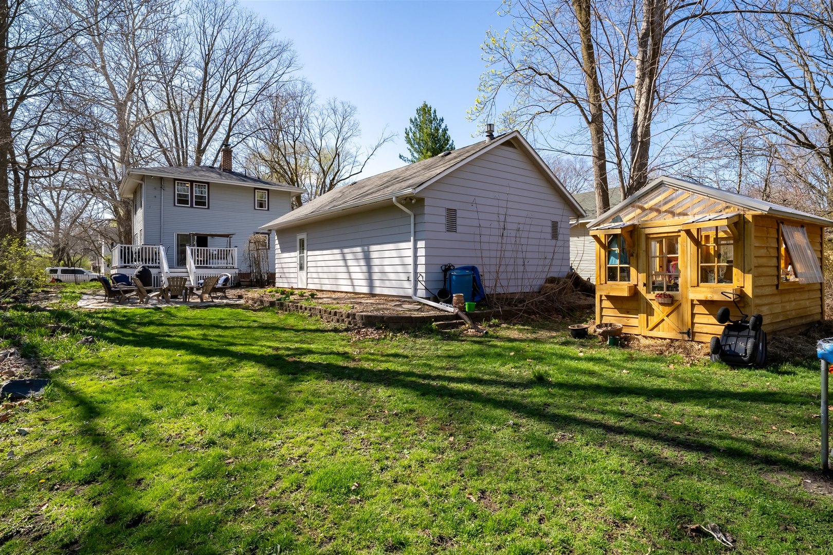 600 Normal Avenue Normal, IL 61761 - Photo 28 of 29 a view of a house with a big yard plants and large trees