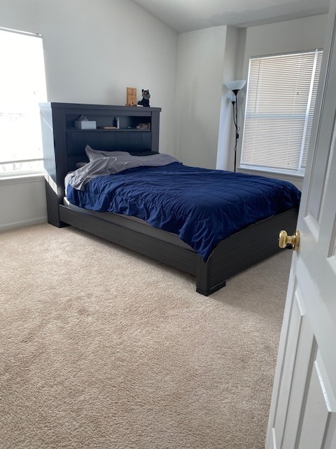 1048 North Claremont Drive Palatine, IL 60074 - Photo 4 of 5 a bedroom with a bed and wooden floor