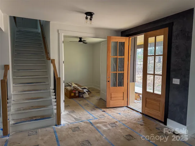a view of a entryway door of the house