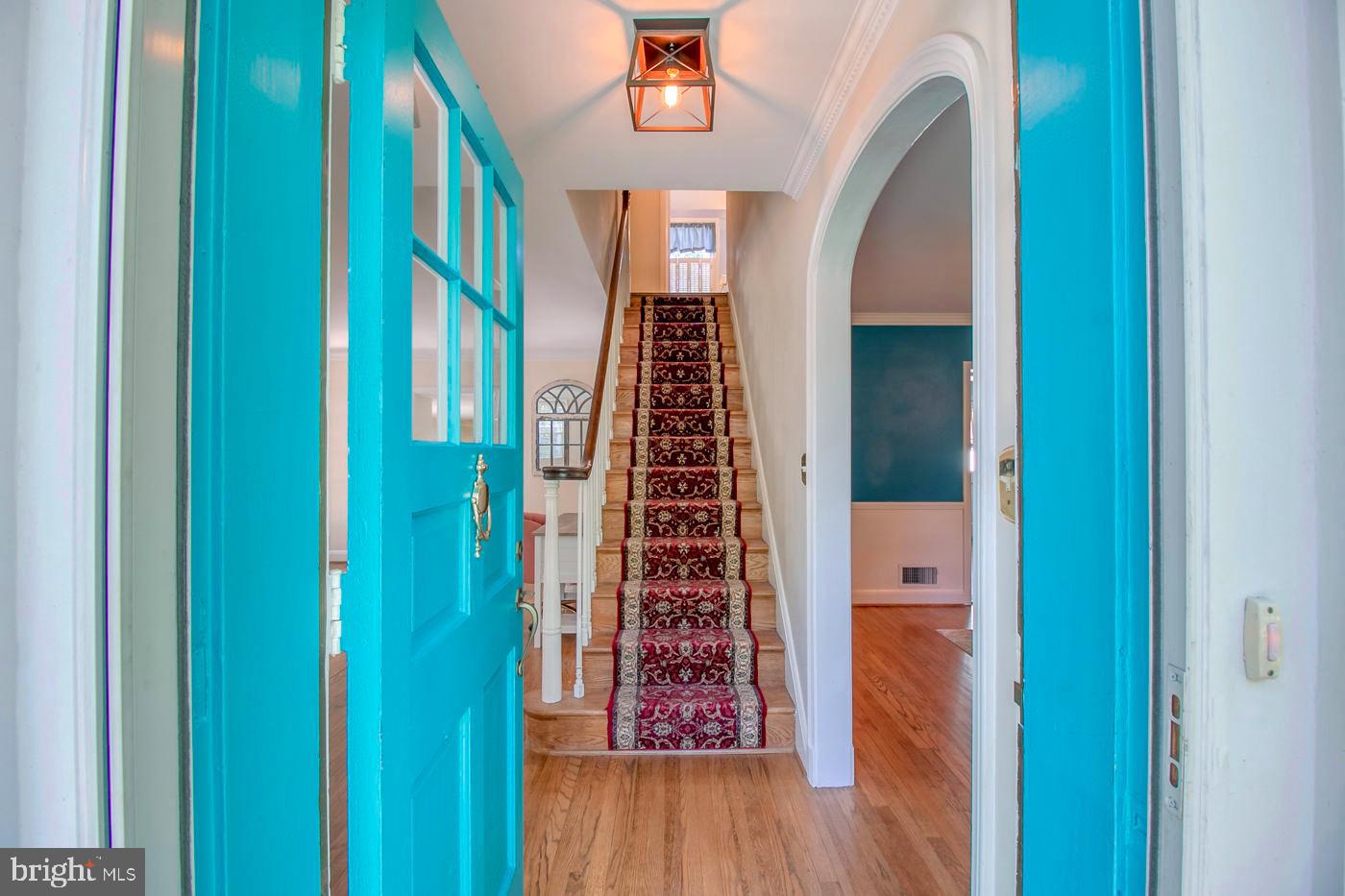 103 Greenbrier Road Towson, MD 21286 - Photo 7 of 53 Main front entryway with center staircase