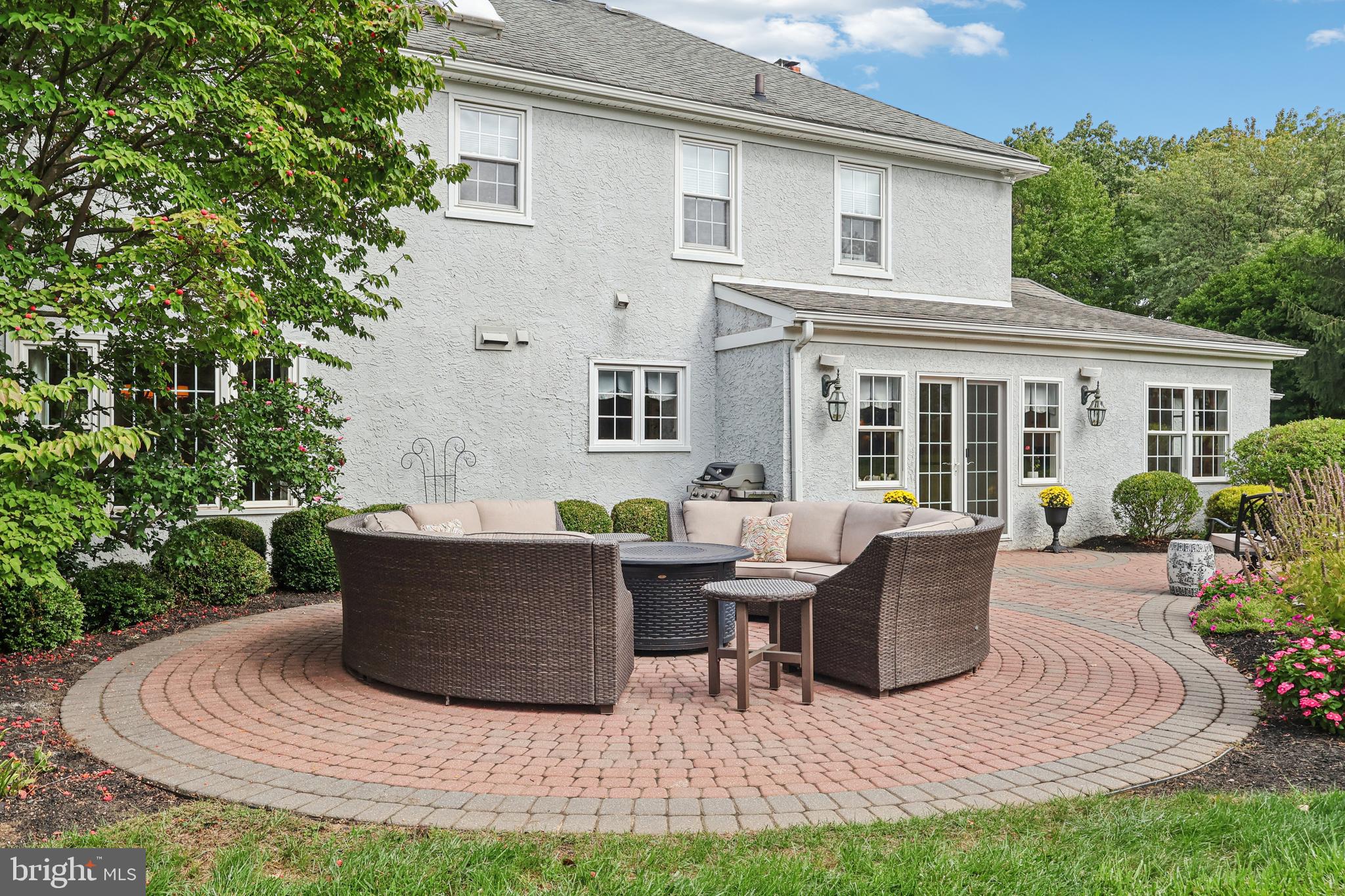 633 Foxfields Road Bryn Mawr, PA 19010 - Photo 36 of 44 Rear paver patio