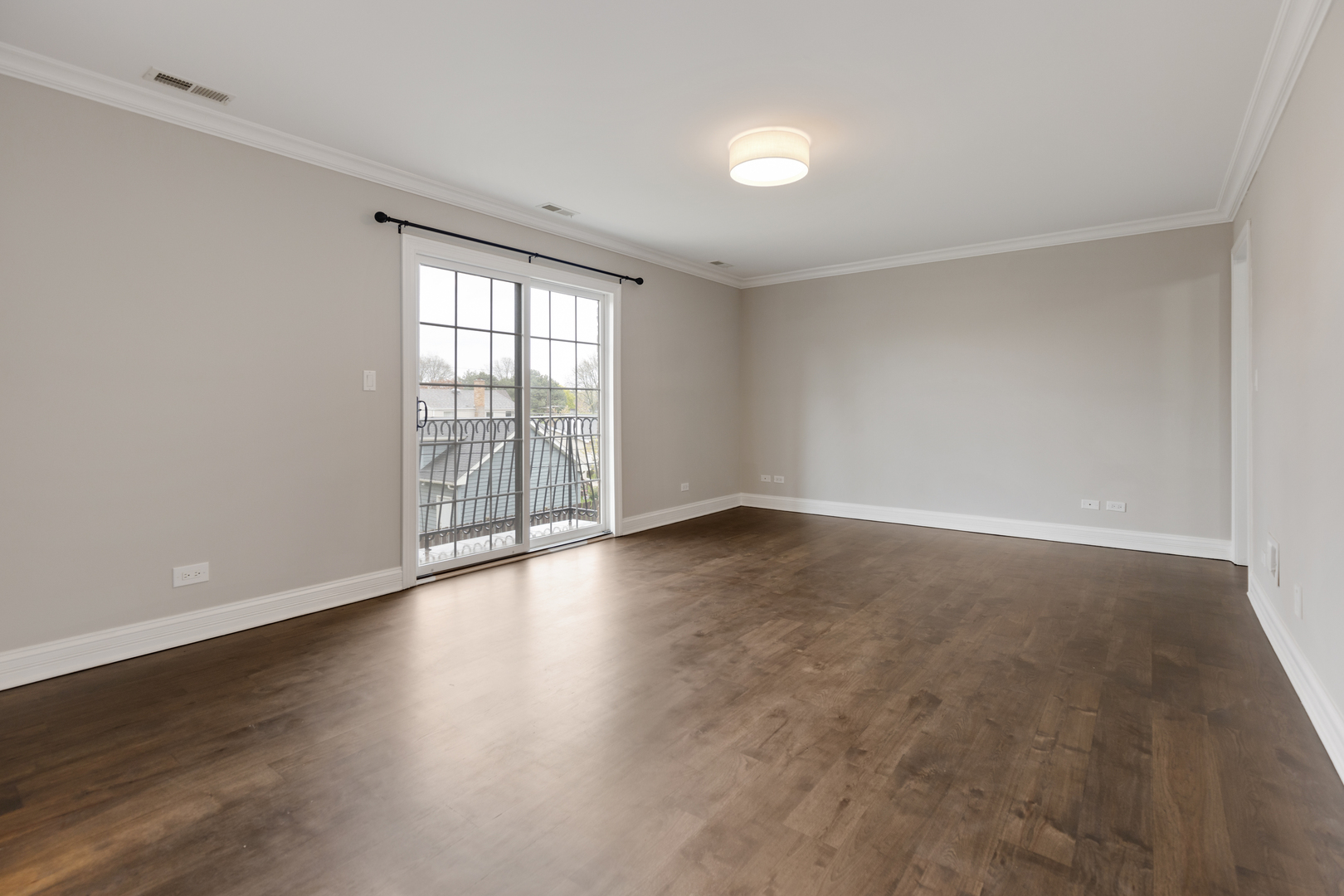 115 Washington Street Glenview, IL 60025 - Photo 18 of 40 wooden floor in an empty room with a window