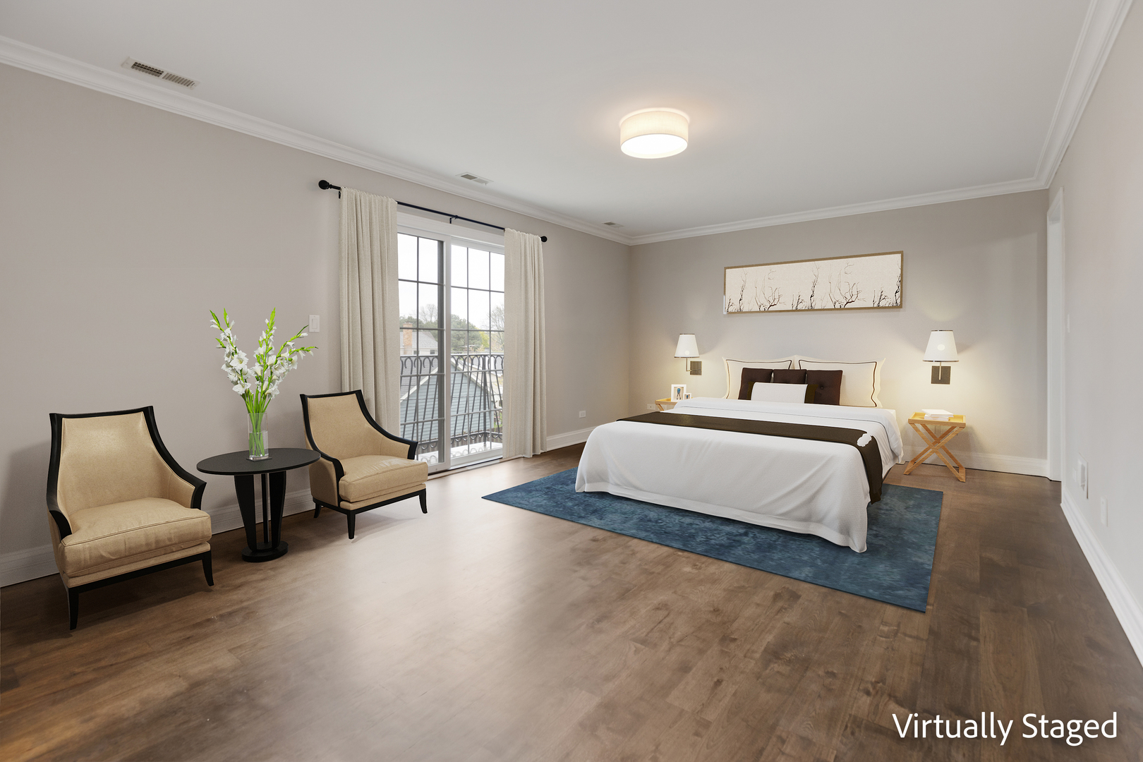 115 Washington Street Glenview, IL 60025 - Photo 19 of 40 a bedroom with a bed and window