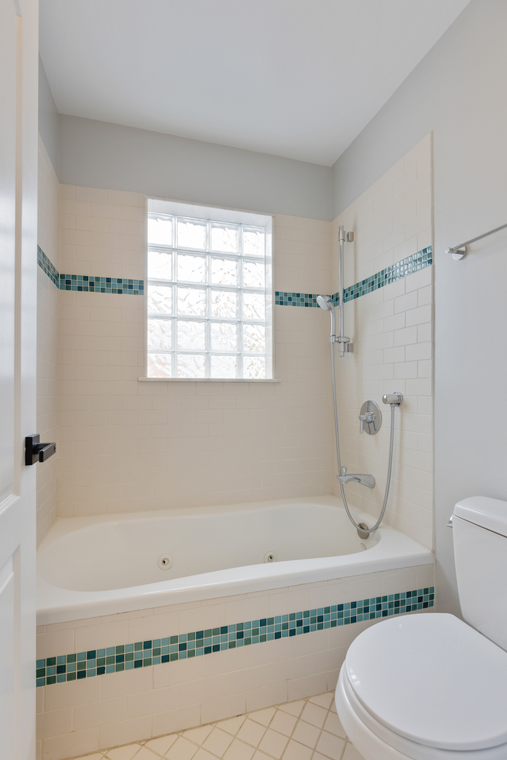 115 Washington Street Glenview, IL 60025 - Photo 26 of 40 a bathroom with a toilet and a bathtub
