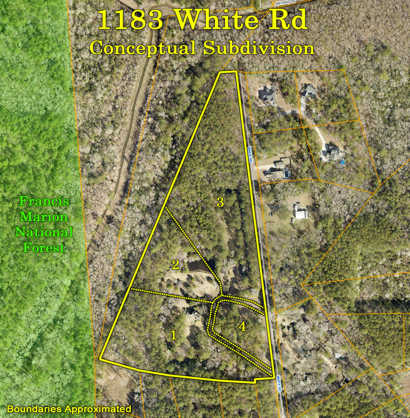 1183 White Road Awendaw, SC 29429 - Photo 42 of 43 40-Conceptual Subdivision 4