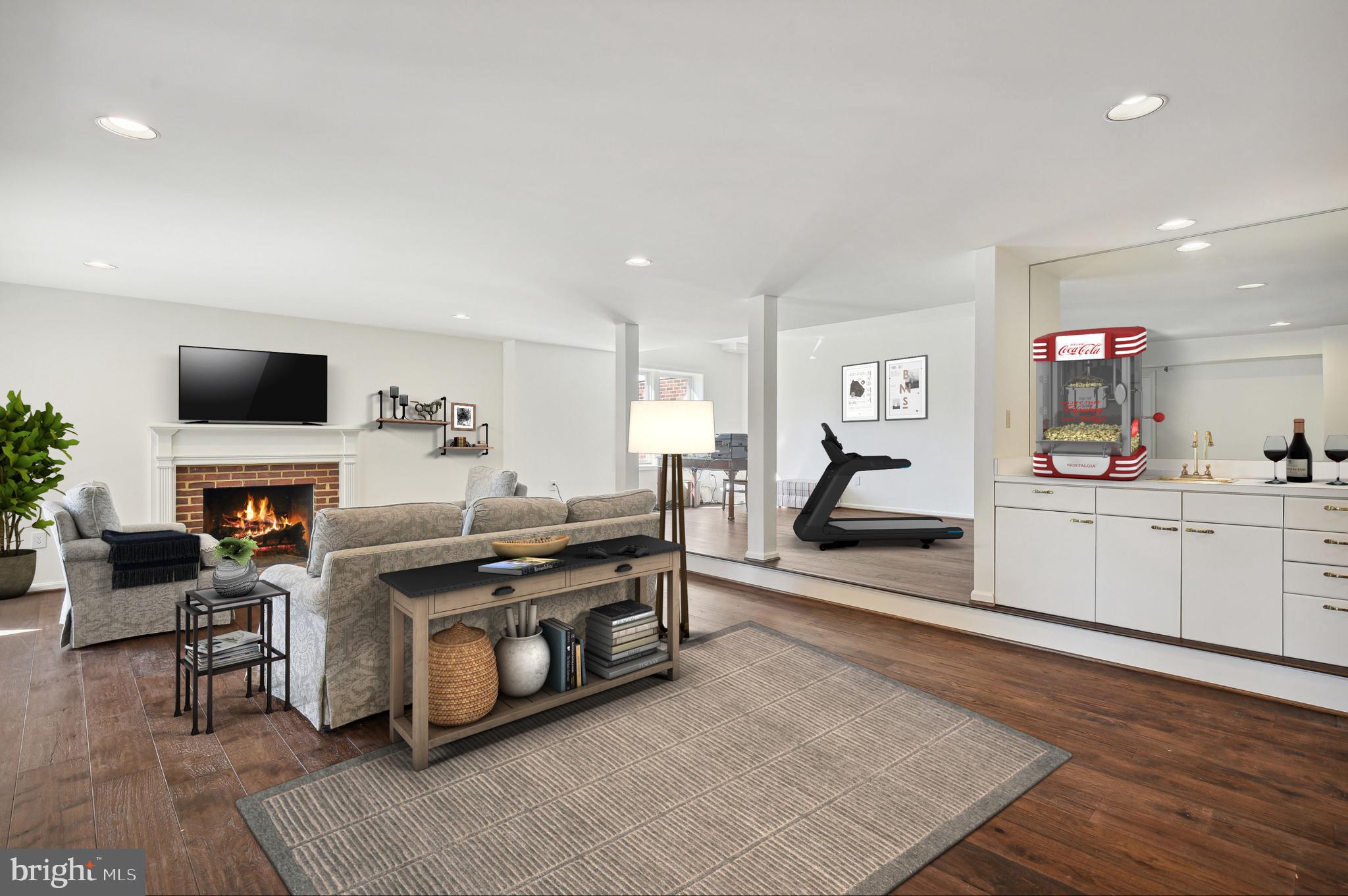 11512 Glen Road Potomac, MD 20854 - Photo 36 of 47 LL Rec room - virtually staged