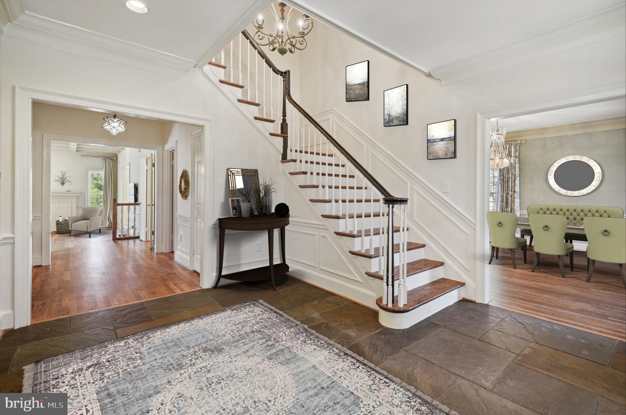11512 Glen Road Potomac, MD 20854 - Photo 10 of 47 Foyer - virtually staged