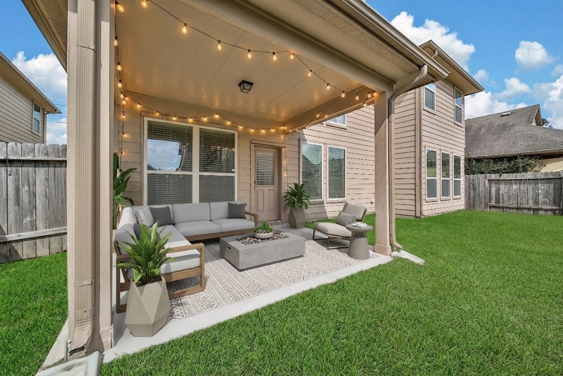 4419 Fenway Park Way Spring, TX 77389 - Photo 31 of 36 a garden view with seating space and garden