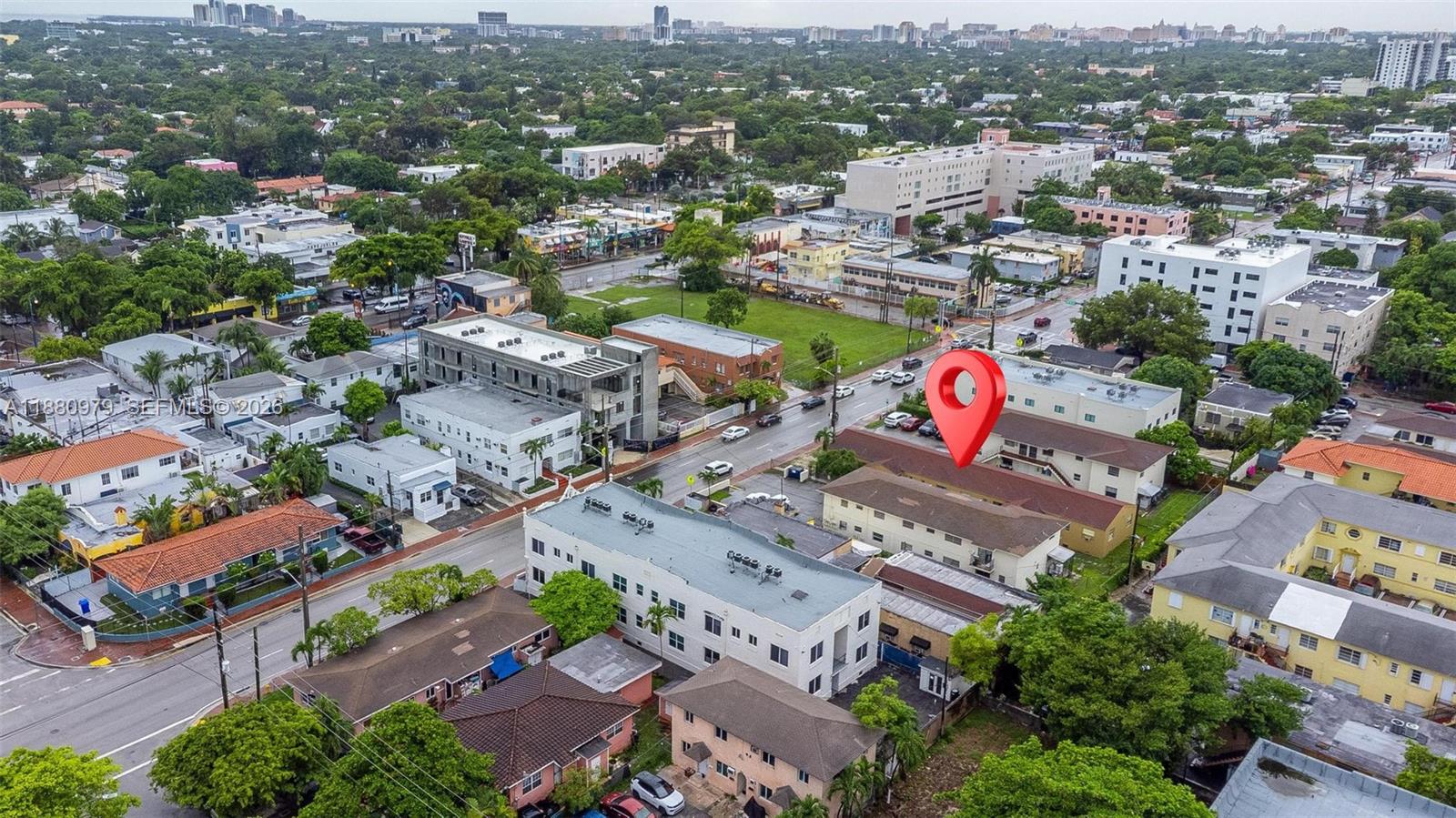 1345 Southwest 7th Street Miami, FL 33135 - Photo 7 of 37 an aerial view of a city with lots of residential buildings