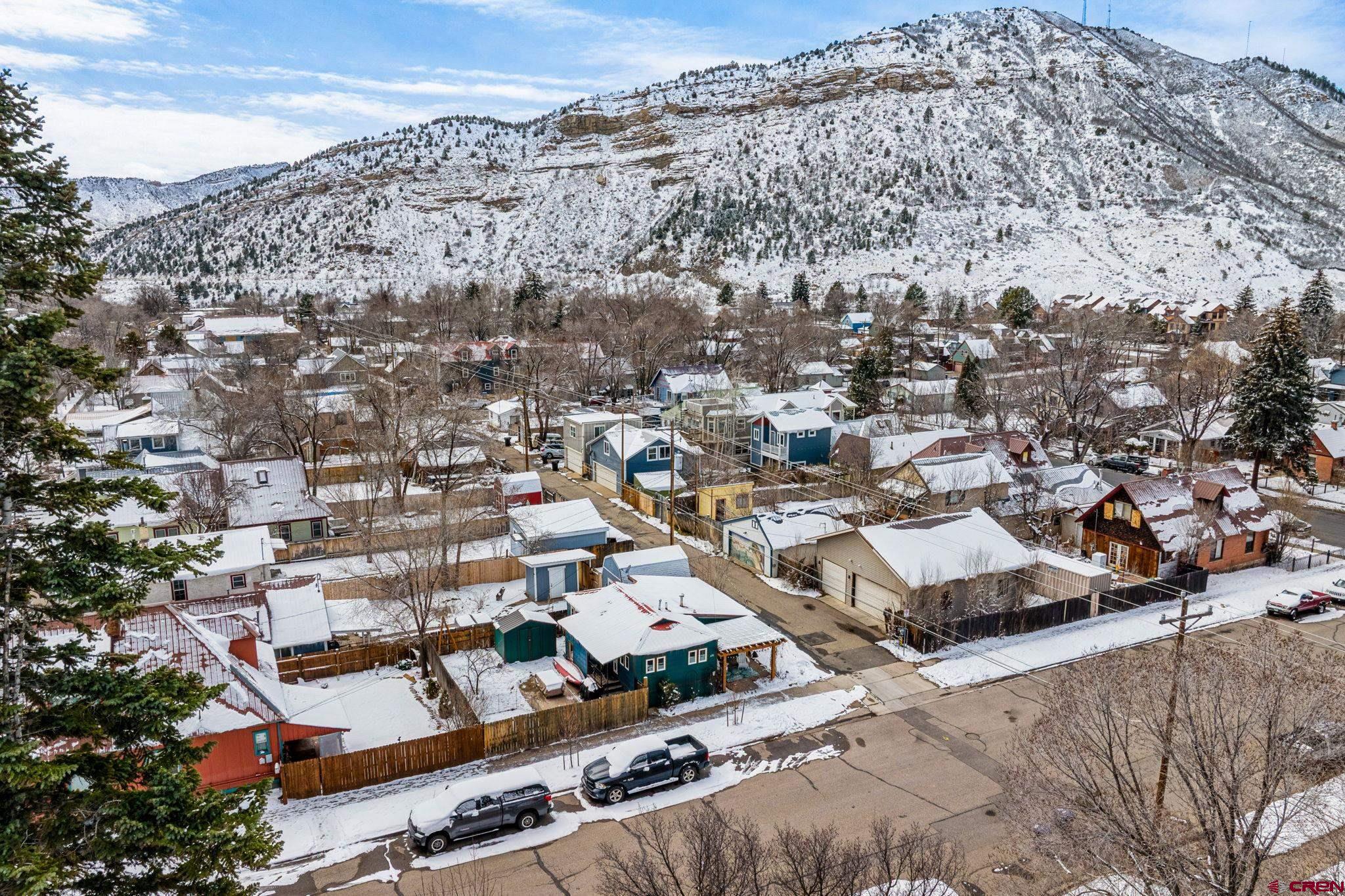 476 East 5th Street Durango, CO 81301 - Photo 30 of 40 an aerial view of residential houses with outdoor space