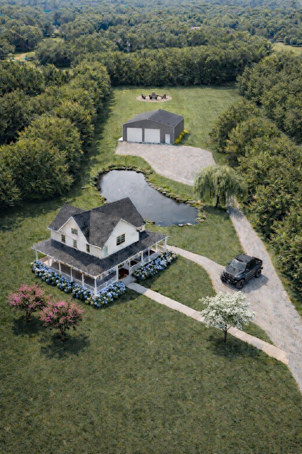 0 Espy Road Manchester, TN 37355 - Photo 2 of 37 an aerial view of a house with outdoor space