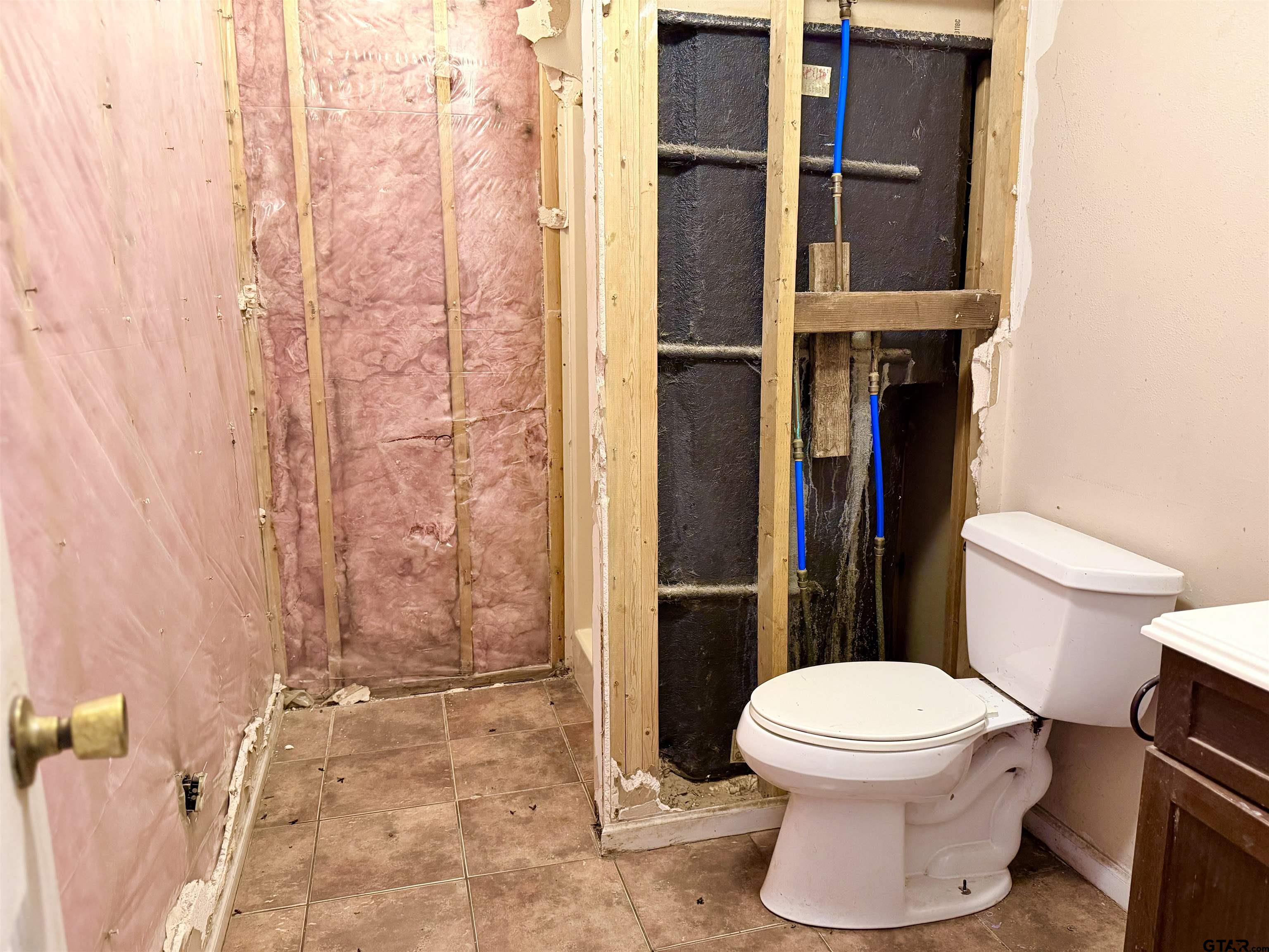 14946 County Road 220 Tyler, TX 75707 - Photo 19 of 41 a bathroom with a toilet and a shower