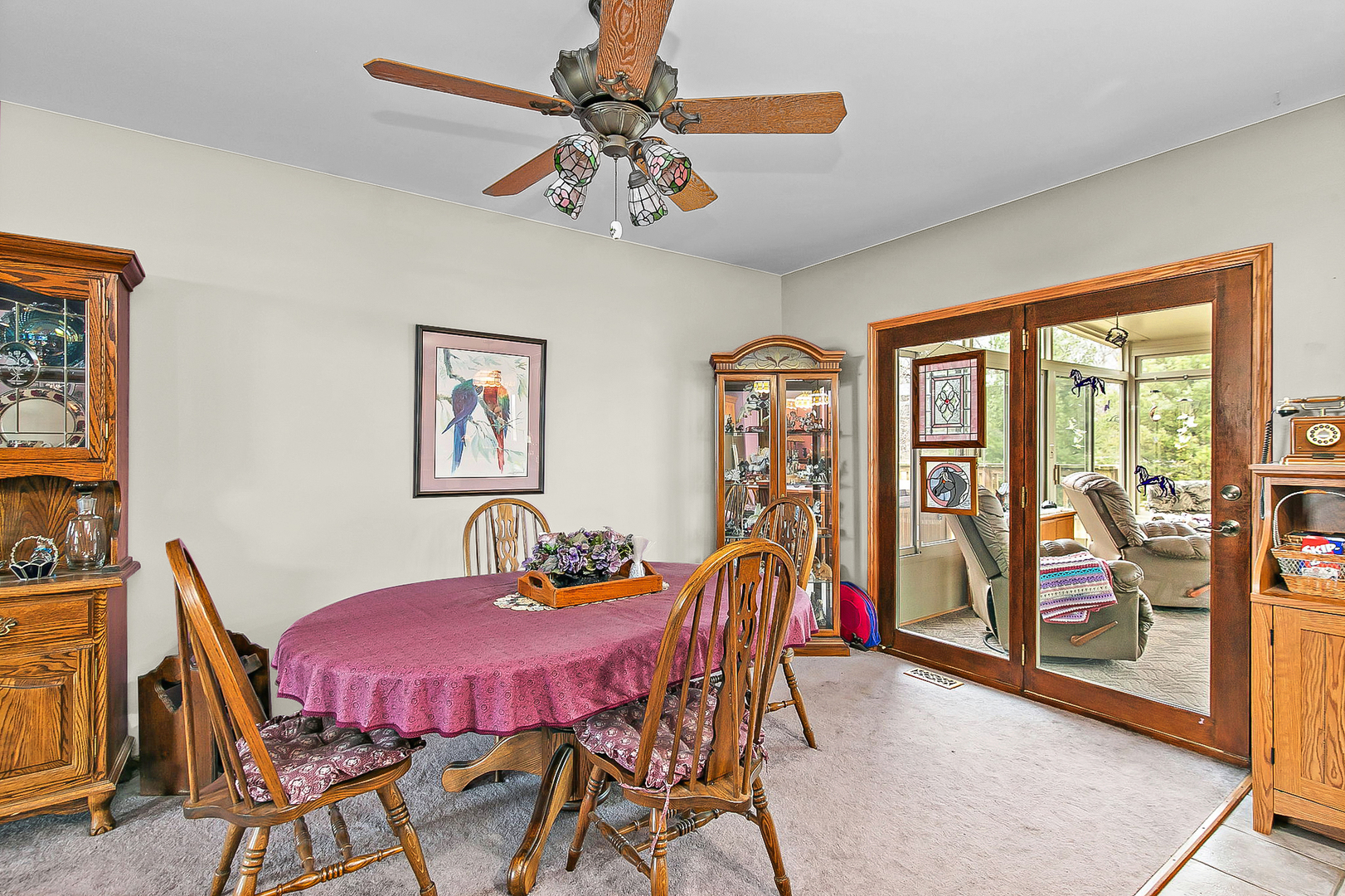14N700 Factly Road Sycamore, IL 60178 - Photo 52 of 73 a view of a dining room with furniture window and outside view