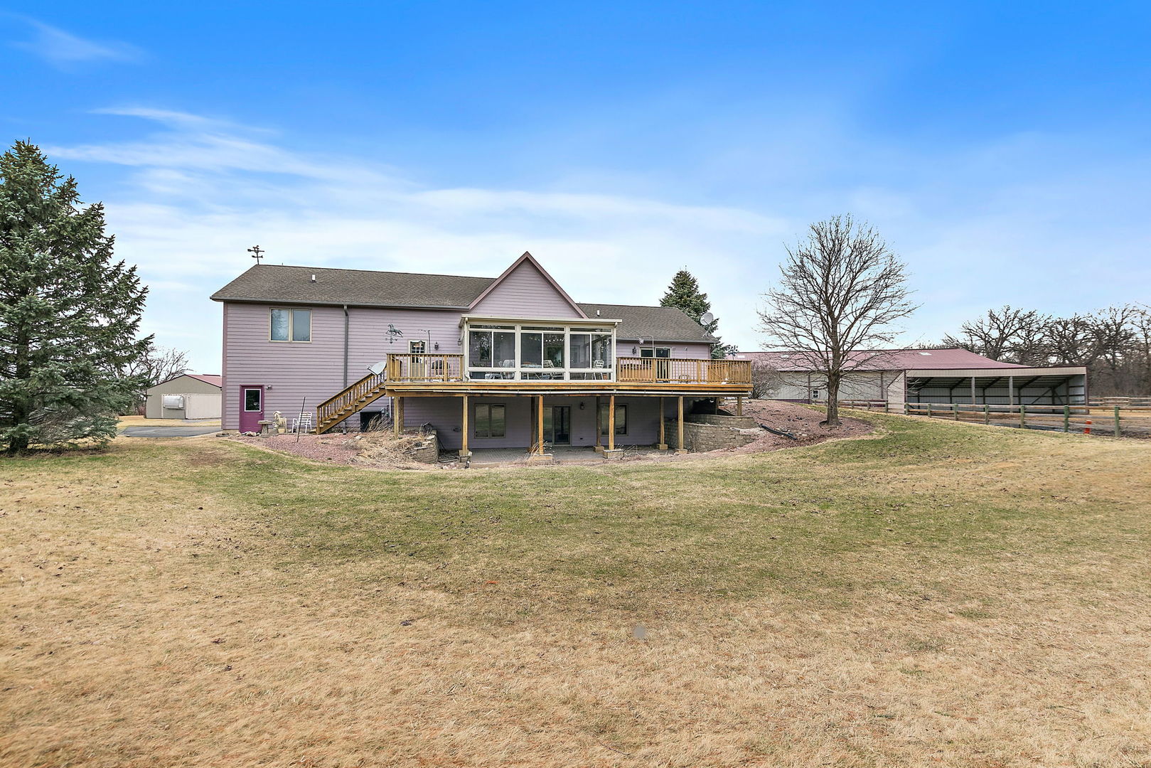 14N700 Factly Road Sycamore, IL 60178 - Photo 72 of 73 a front view of a house with a garden
