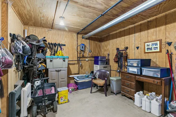 a view of storage and utility room