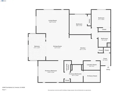 $1,125,000 | 45258 Tom Blalock Street, Unit 200, Fremont, CA 94539