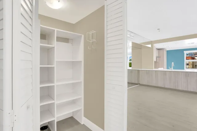 a view of an empty room