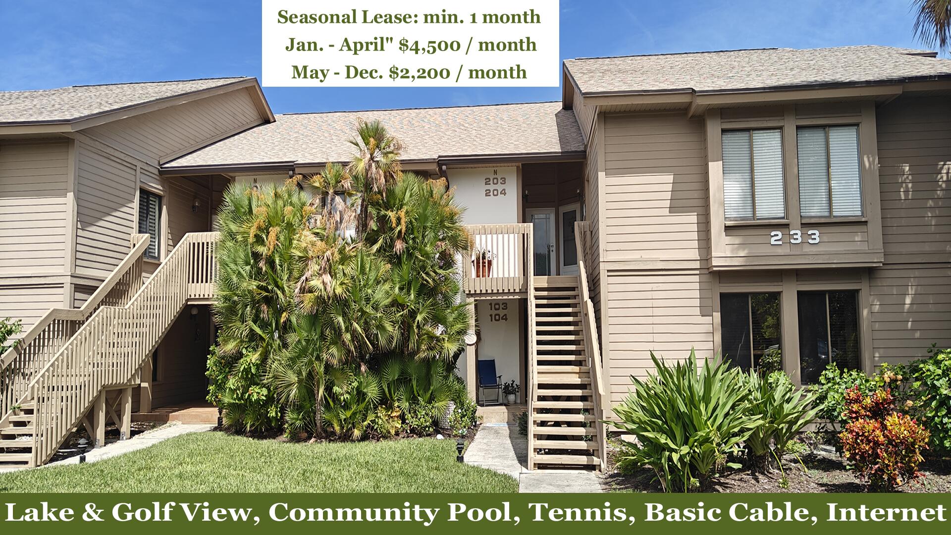 233 Northeast Edgewater Drive, Unit 203 Stuart, FL 34996 - Photo 1 of 30 a sign that is on the side of a building