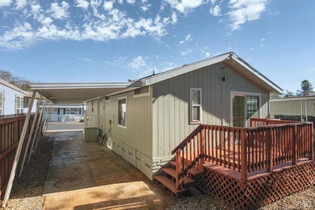 a view of front door