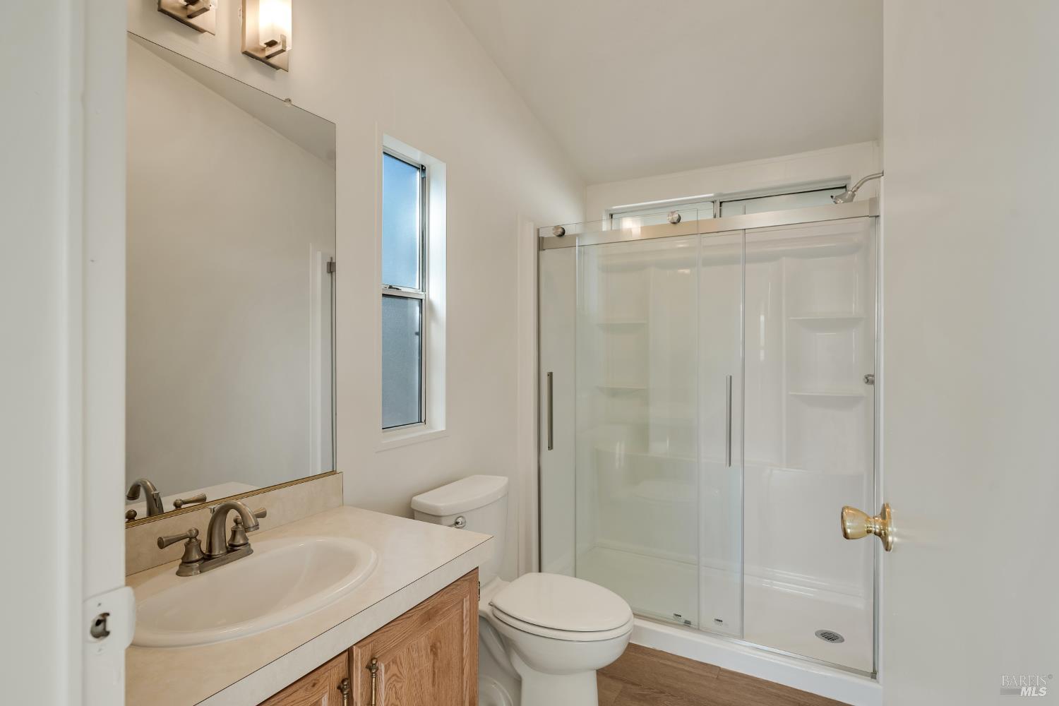 49 Ramon Street Sonoma, CA 95476 - Photo 27 of 39 a bathroom with a sink a toilet and shower