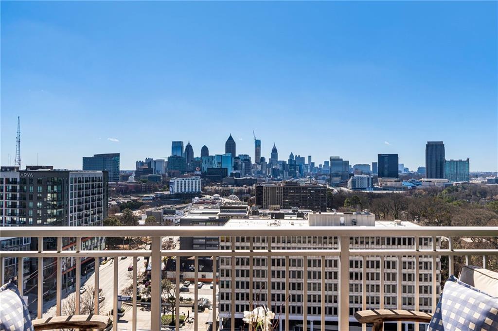 1820 Peachtree Road Northwest, Unit 1510 Atlanta, GA 30309 - Photo 21 of 75 a city view with tall buildings
