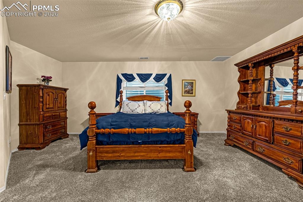 1310 Bison Ridge Drive Colorado Springs, CO 80919 - Photo 34 of 45 a bedroom with furniture and a window
