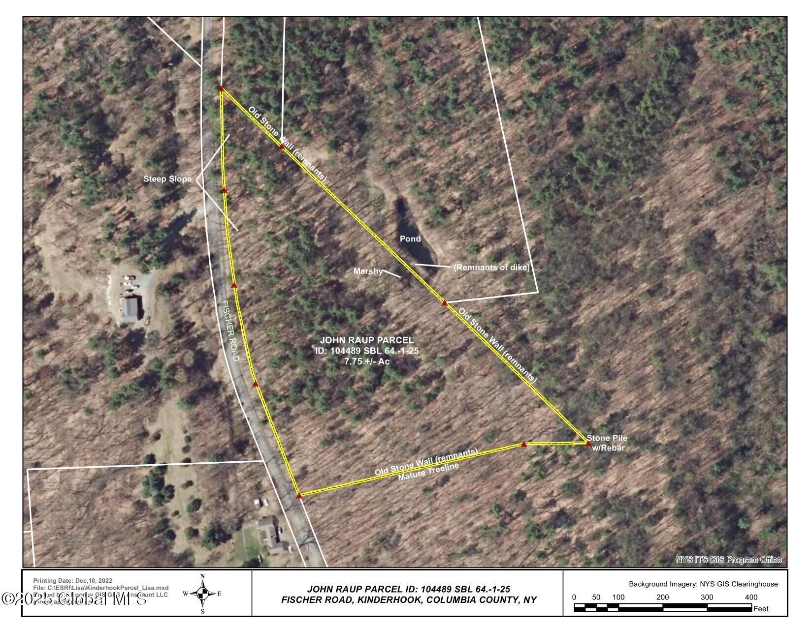 L25 Fischer Road Kinderhook, NY 12106 - Photo 3 of 30 APPROX PARCEL MAP OF A ACRE PARCEL