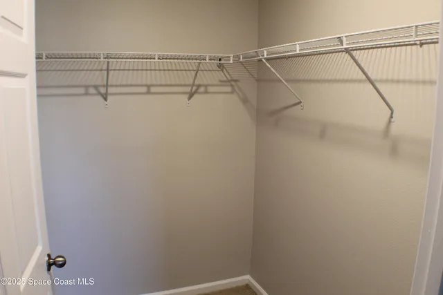 a view of a rack on the wall