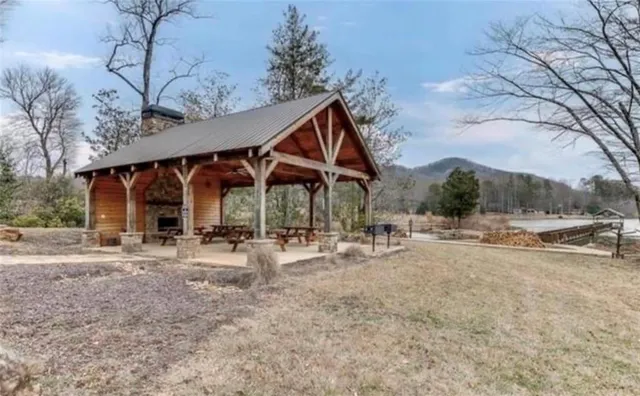 a view of a house with a patio