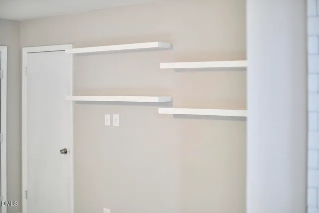 a close up view of racks