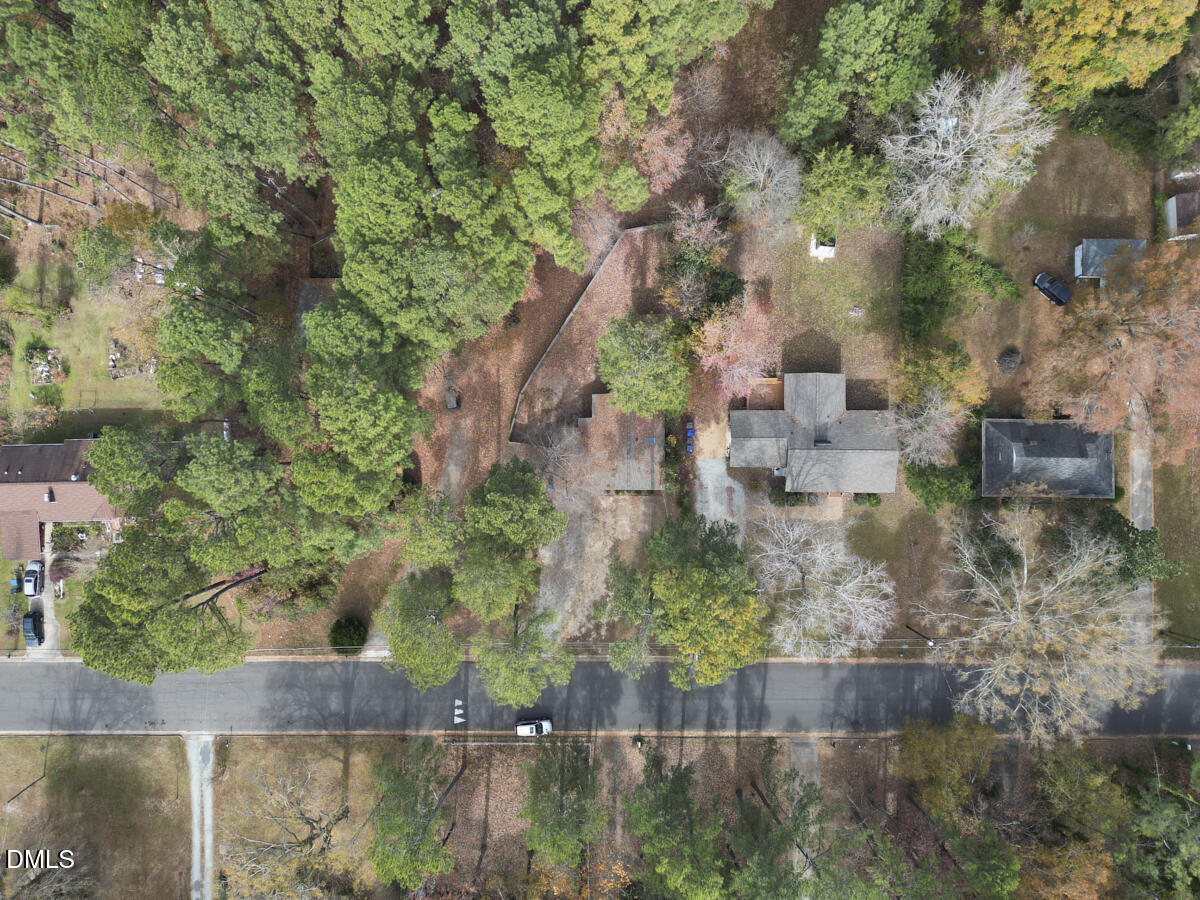 2128 Strebor Street Durham, NC 27705 - Photo 48 of 51 an aerial view of residential house with outdoor space