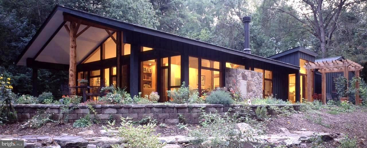 View from the park side of the house