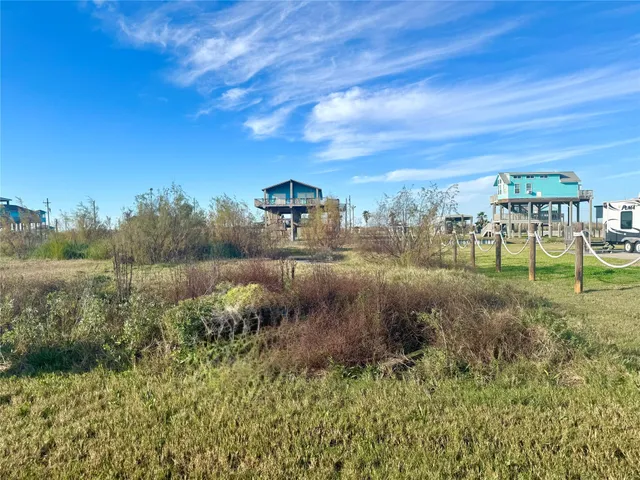 a view of a town with residential houses