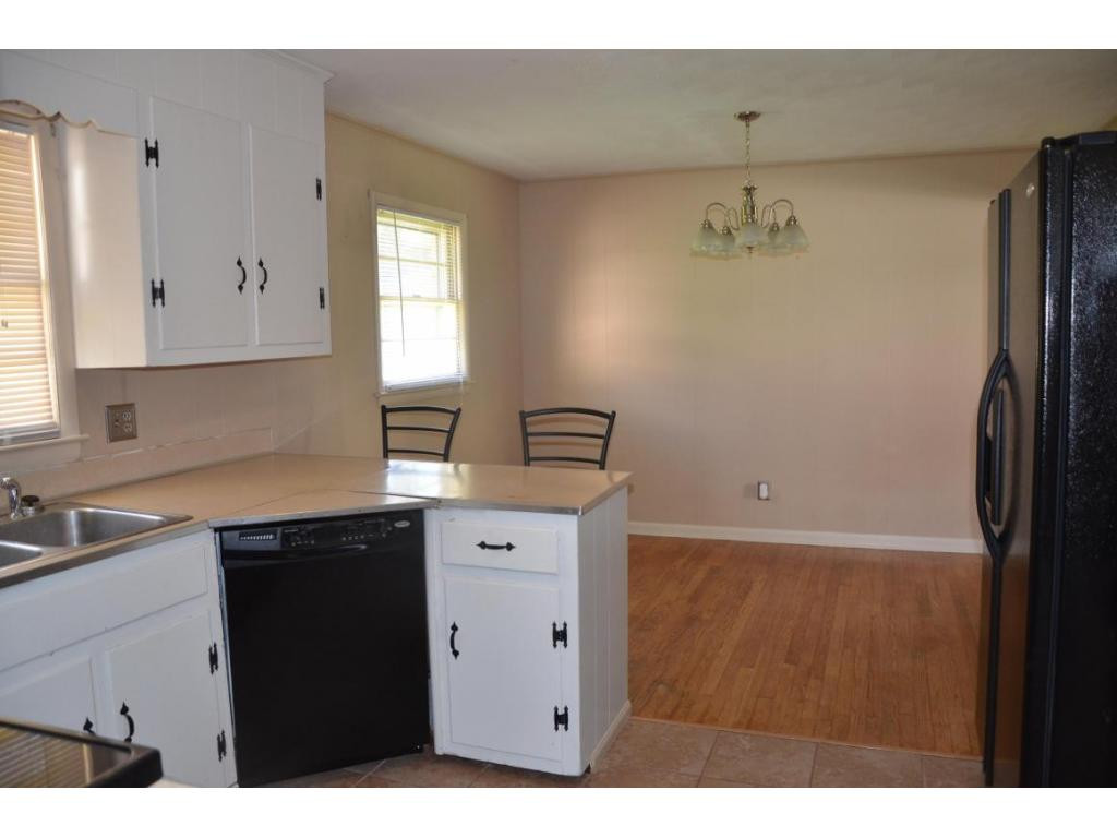 Kitchen with tile floors