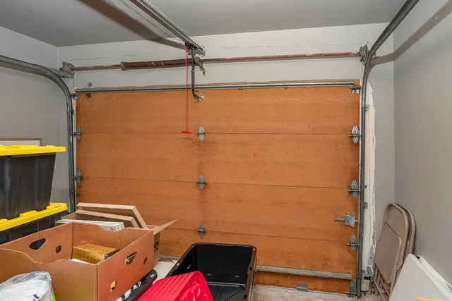 a view of storage and utility room with toys