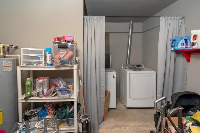 a room with furniture and window