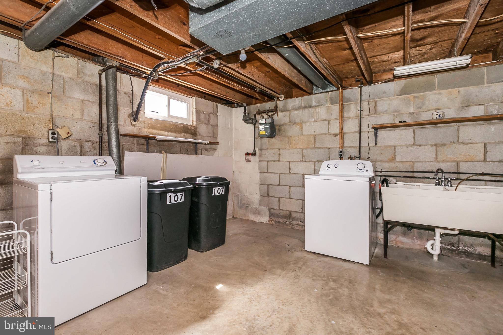 107 Lamport Road Reisterstown, MD 21136 - Photo 28 of 30 Basement Laundry and Work Bench