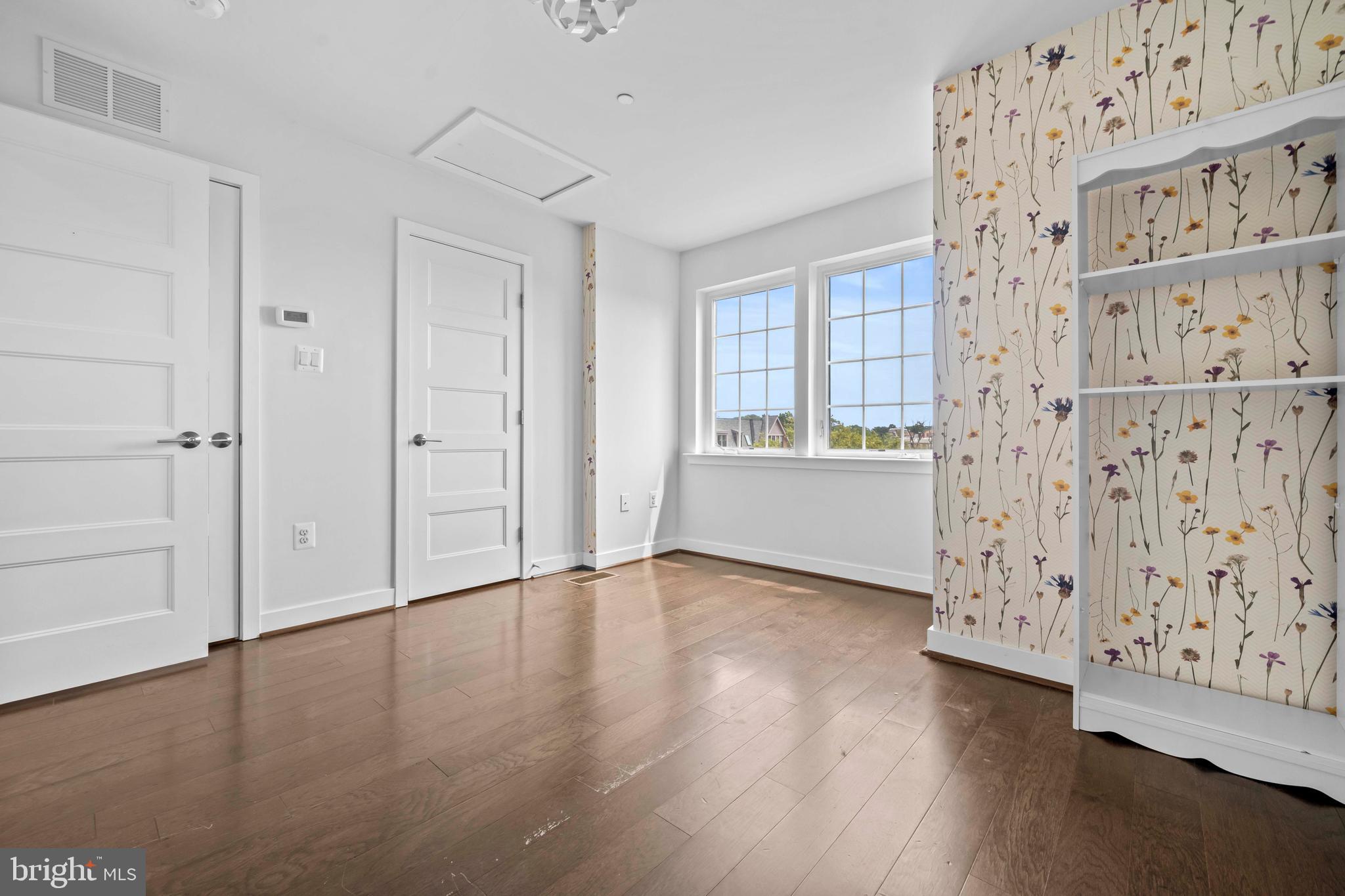 3334 7th Street Northeast Washington, DC 20017 - Photo 32 of 38 wooden floor in an empty room with a window