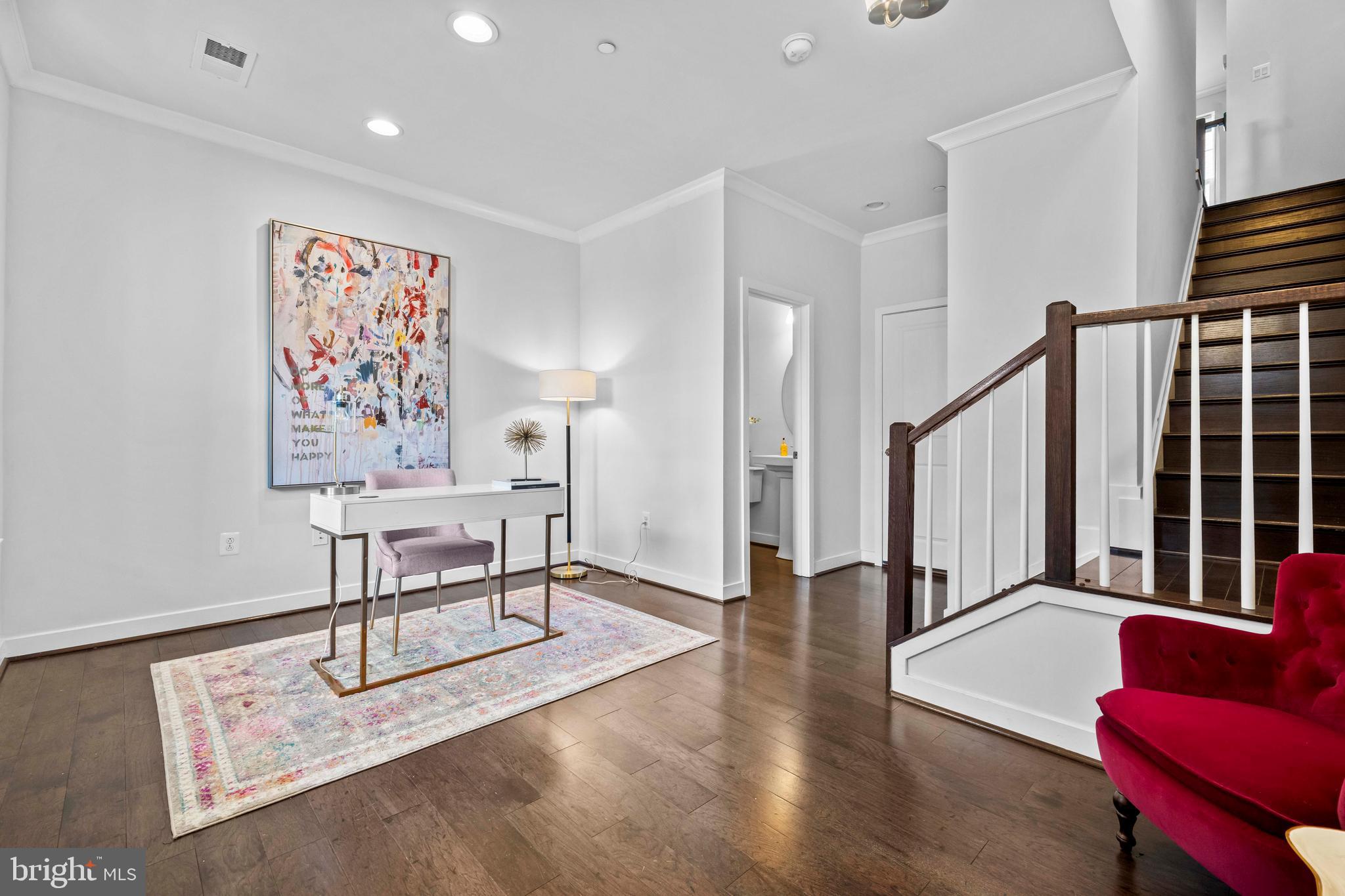 3334 7th Street Northeast Washington, DC 20017 - Photo 6 of 38 a living room with furniture and a window