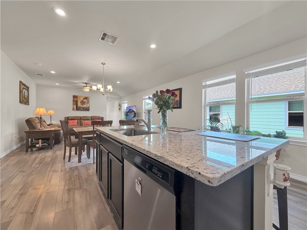 2301 Soothing Street Corpus Christi, TX 78418 - Photo 11 of 25 a kitchen with lots of counter top space