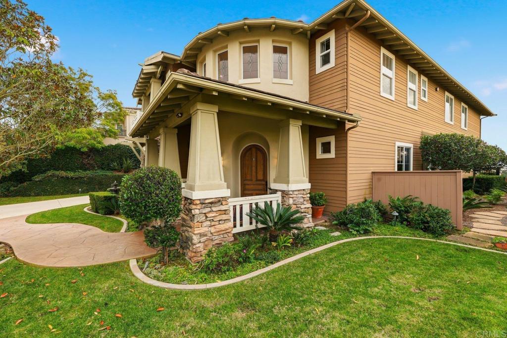 1375 Ravean Court Encinitas, CA 92024 - Photo 7 of 75 a front view of a house with garden