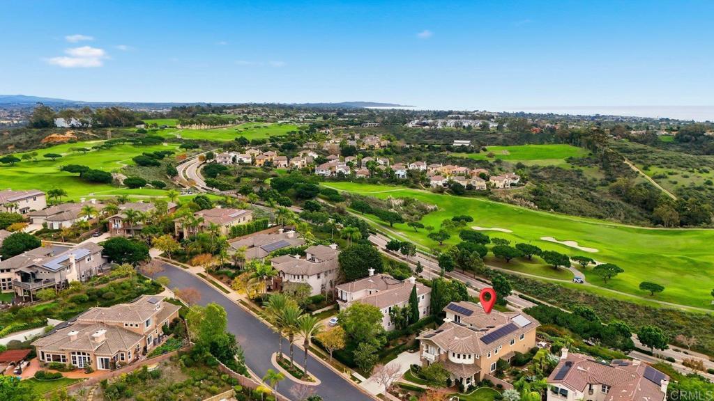 1375 Ravean Court Encinitas, CA 92024 - Photo 72 of 75 an aerial view of a city with lots of residential buildings