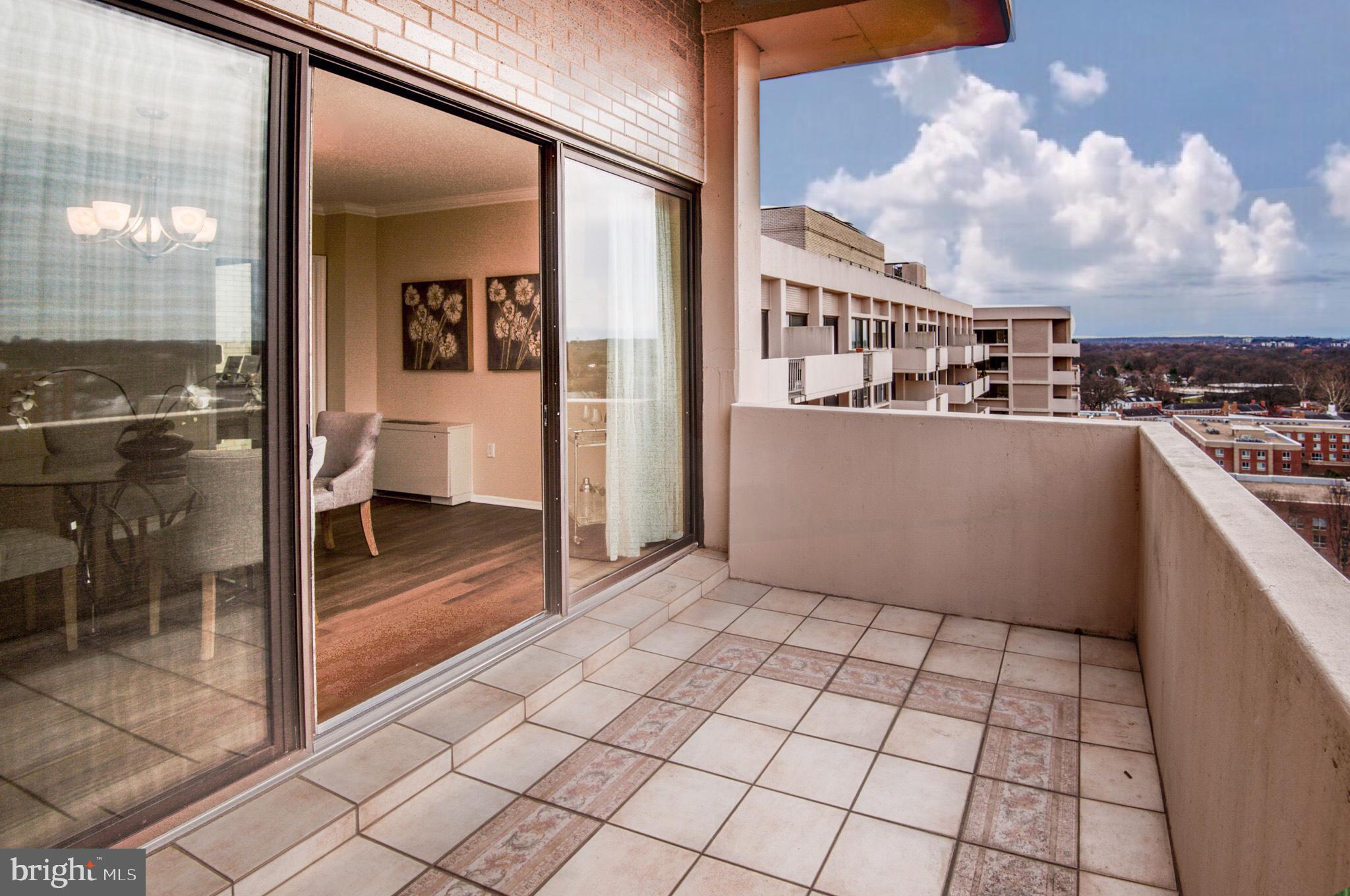 4141 North Henderson Road, Unit 1218 Arlington, VA 22203 - Photo 13 of 50 Enjoy your spacious private balcony!