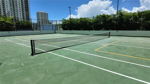 a view of a tennis court