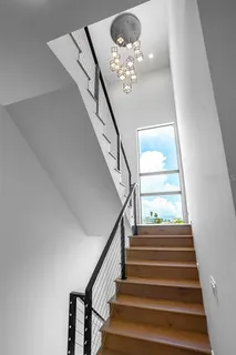 a front view of building with an entrance